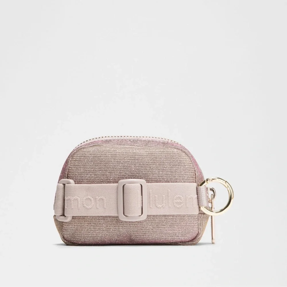 lululemon Everywhere Belt Bag Nano Glitter Pink Champagne Muse Gold NWT